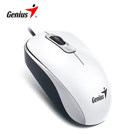 MOUSE GENIUS DX-110 USB OPTICO 1000 DPI WHITE (31010116102) (NT8)2