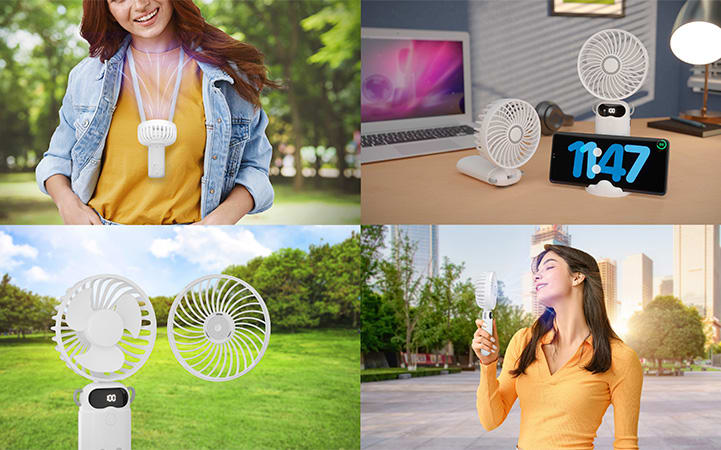 VENTILADOR XTECH XTA-900 MINI REGARGABLE (XTA-900) (NT3)2