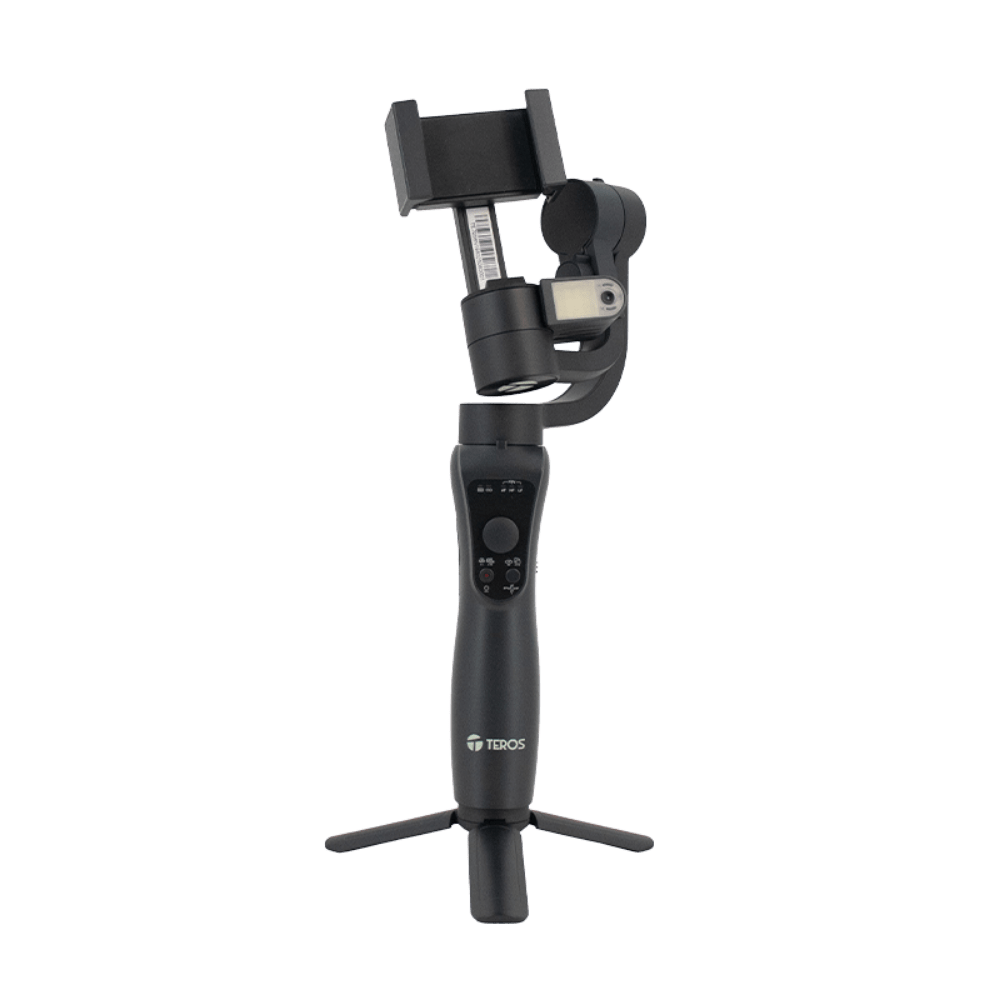ESTABILIZADOR GIMBAL TEROS TE7056N, DE 3 EJES 360° CON RASTREADOR IA PARA TELEFONOS (TE7056N) 0