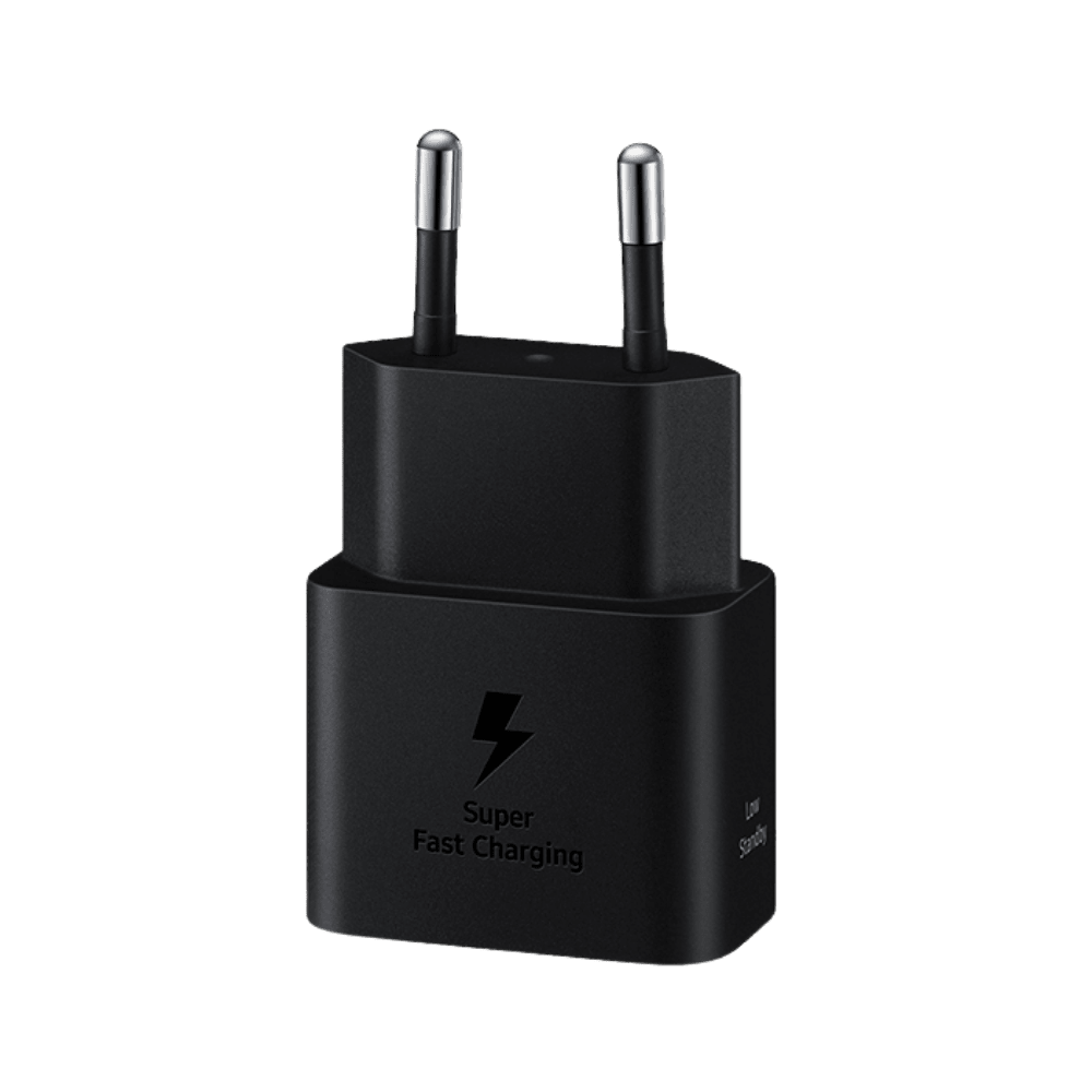 ADAPTADOR SAMSUNG DE CARGA RAPIDA USB-C, 25W, CON CABLE, COLOR NEGRO (EP-T2510XBEGWW) (NT4)3