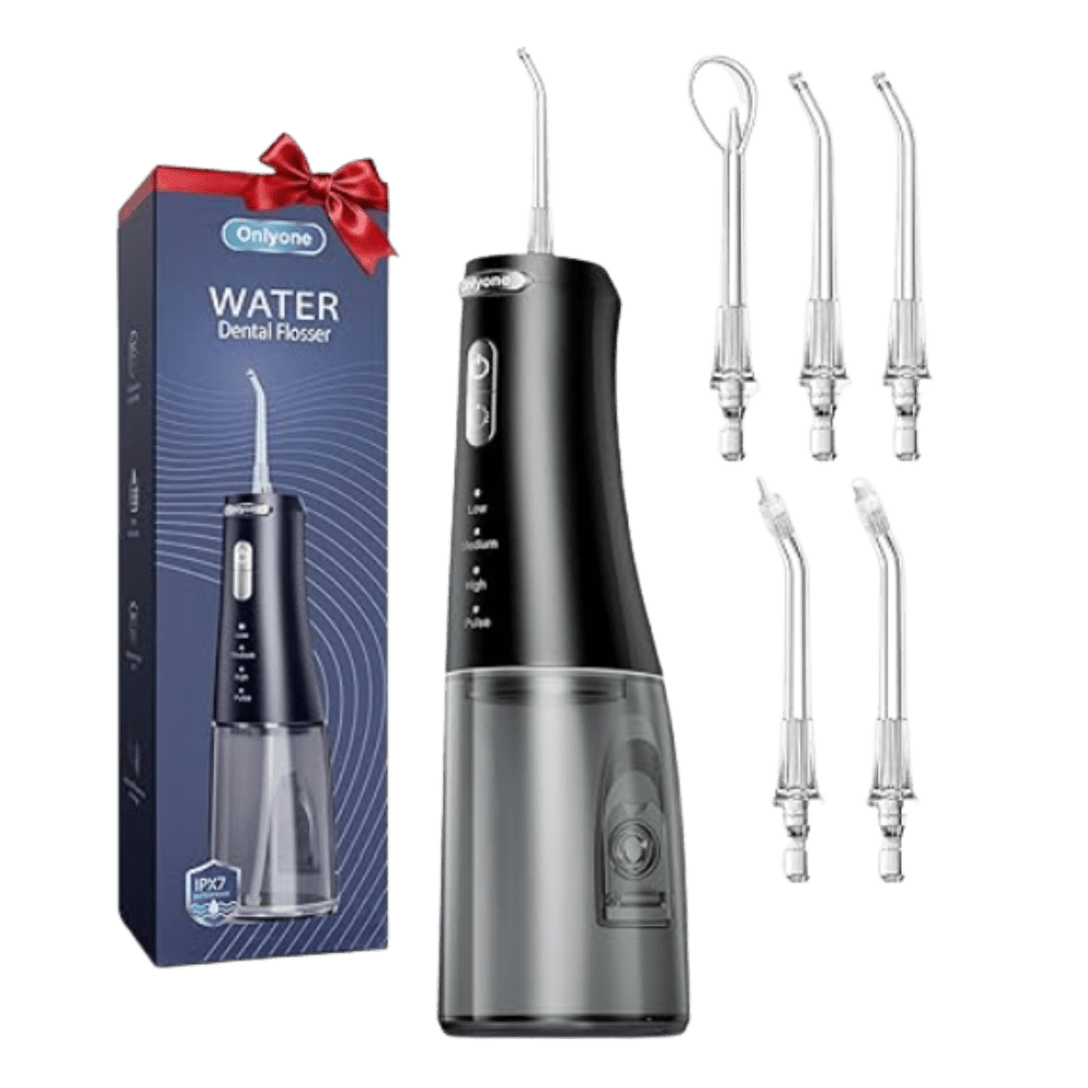IRRIGADOR BUCAL ONLYONE PORTATIL INALÁMBRICO, 5 PUNTAS (B0D5RFBB7M) 0