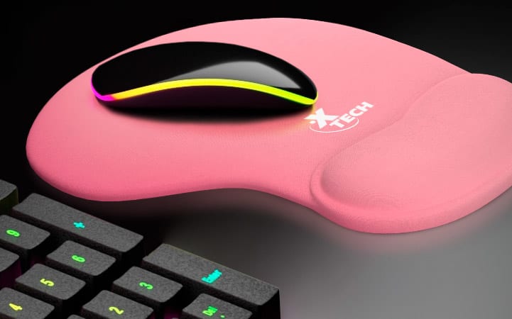 MOUSEPAD XTECH DE GEL SKADI ROSADO (XTA-530)6