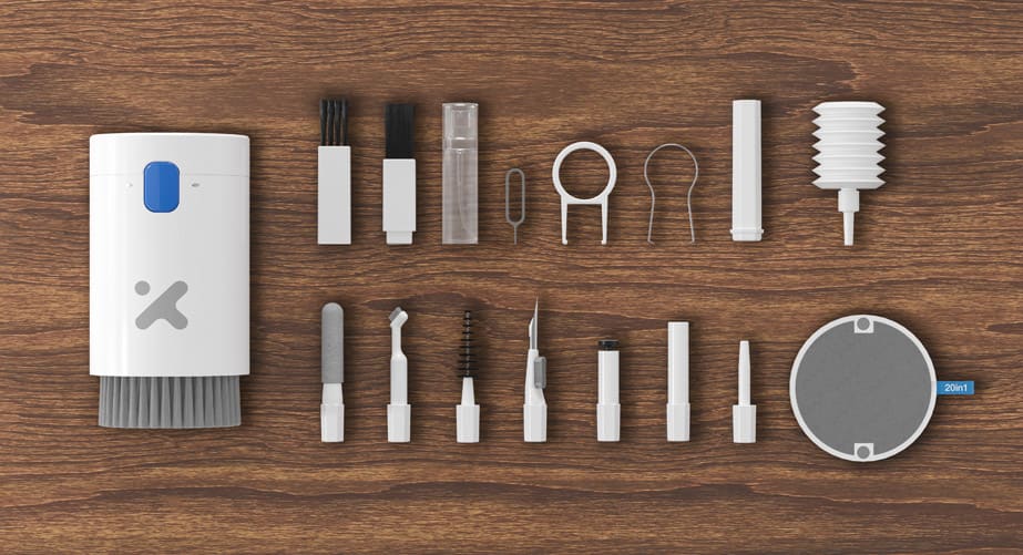KIT DE LIMPIEZA XTECH 20 EN 1 MULTIFUNCIONAL CLEANING KIT (XTA-910)3