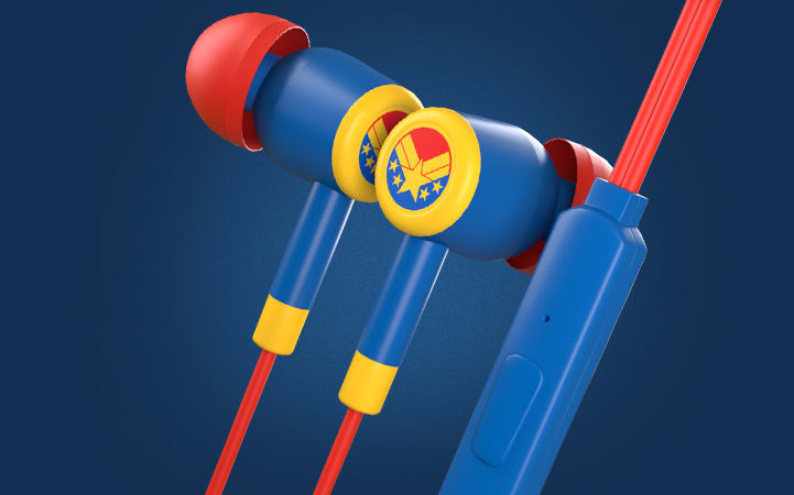 AURICULARES CON MICROFONO EDICIÓN CAPITANA MARVEL (XTE-M100CM)2