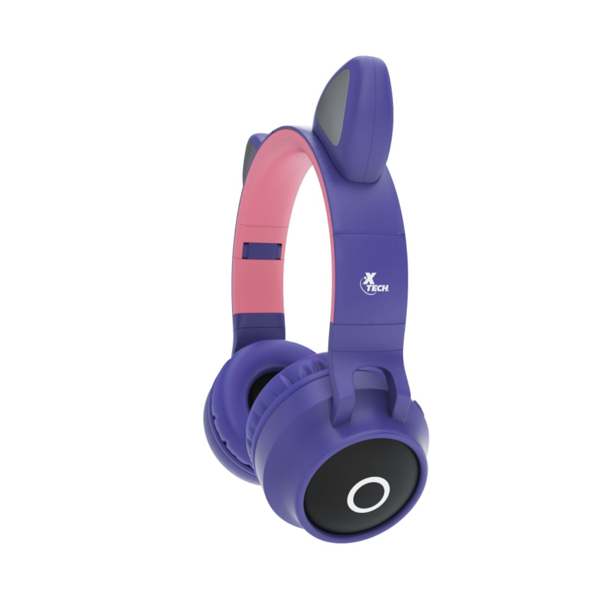 AURICULAR XTECH ESTEREO C/MICROFONO OREJA GATO LED (XTH-650) HERA4