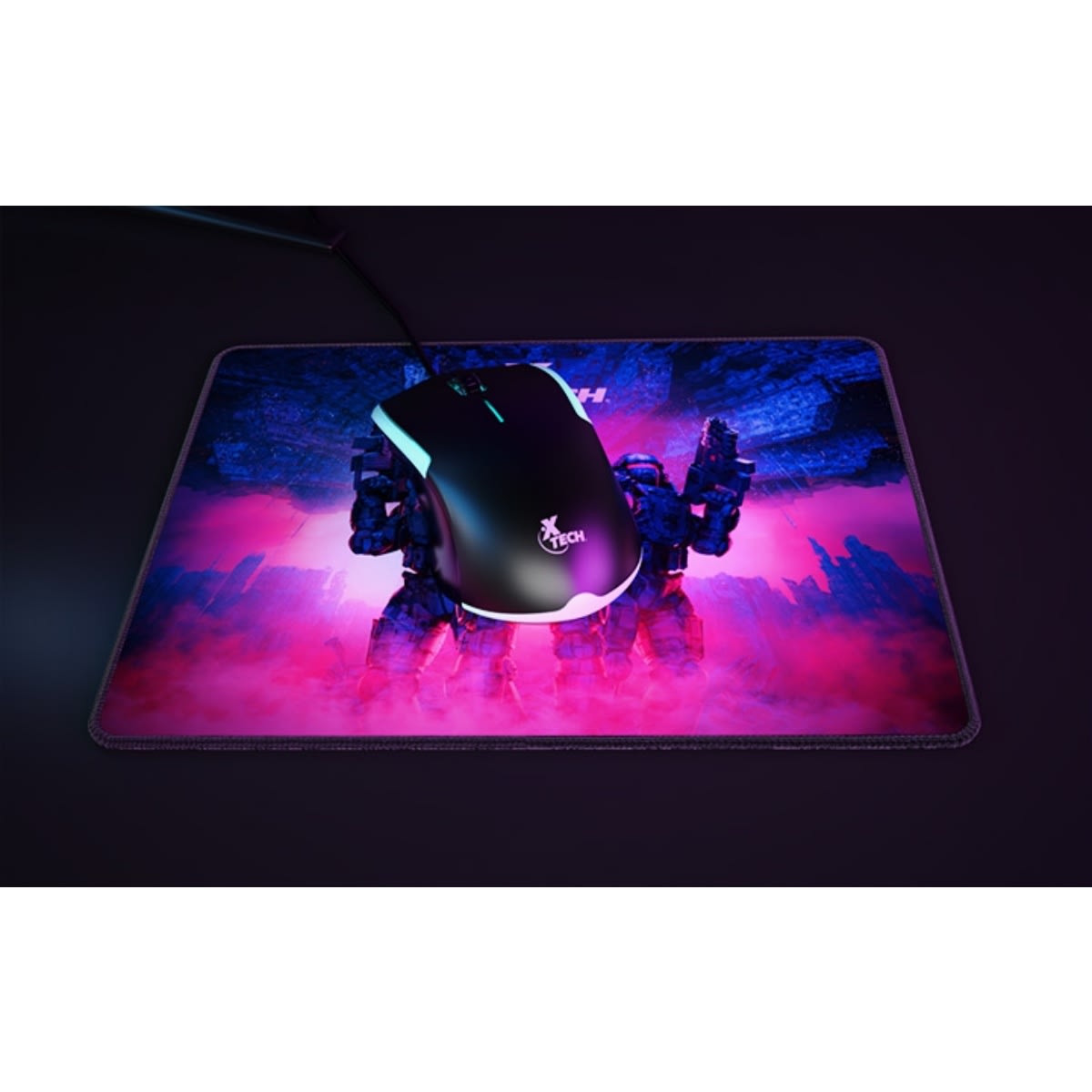 BUNDLE TECLADO, MOUSE Y PAD GAMER HASHA XTECH (XTK-535S)5