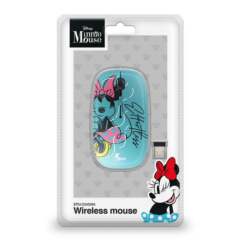 MOUSE INALAMBRICO XTECH EDICIÓN MINNIE MOUSE (XTM-D340MM)1