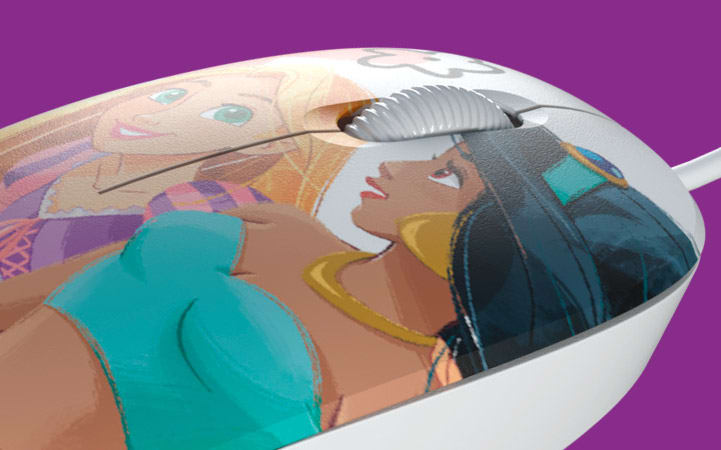 MOUSE CABLEADO XTECH ED PRINCESAS DE DISNEY (XTM-D406PS)2