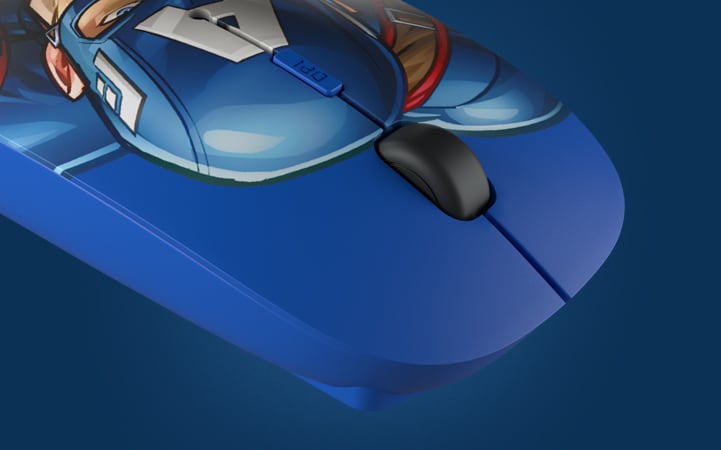 MOUSE INALAMBRICO XTECH EDICION CAPITAN AMÉRICA (XTM-M340CA)3