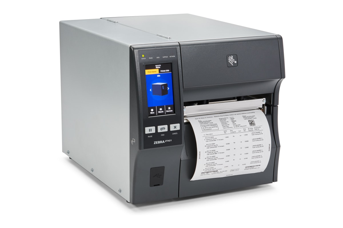 IMPRESORA DE TRANSFERENCIA TERMICA ZEBRA ZT421 (ZT42162-T01C000Z) (NT7)2