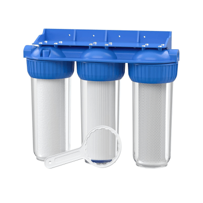 FILTRO PURIFICADOR DE AGUA 3 ETAPAS CARBÓN ACTIVADO AQUAKIT