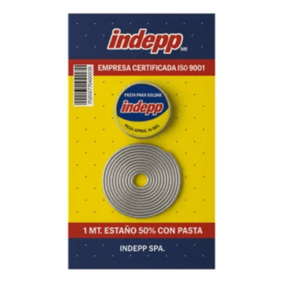 DISPLAY SOLDADURA ESTAÑO + PASTA INDEPP