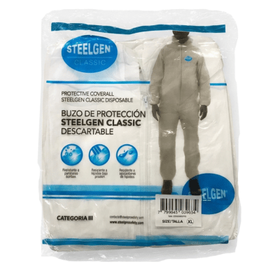 Buzo Desechable Blanco Polipropil. Categoriaiii Certificado1