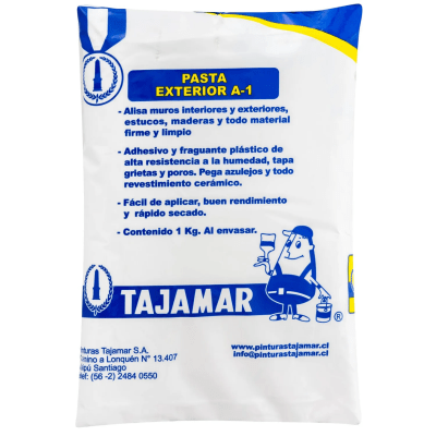 PASTA MURO EXTERIOR A-1 TAJAMAR 1KG