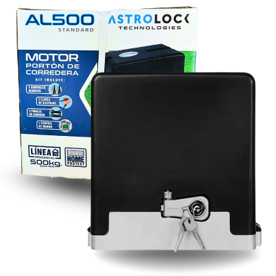 MOTOR PORTON ESTANDAR 10 SEG ASTROLOCK 500KG 30 CICLOS/HR1