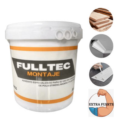 ADHESIVO MONTAJE BALDE 3.8KG FULLTEC