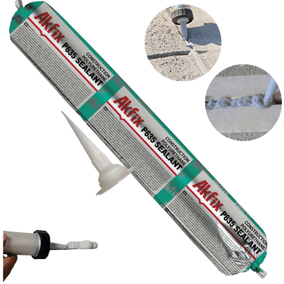 SILICONA SELLO POLIURETANO TAPAGOTERA PATE GRIS 600G AKFIX
