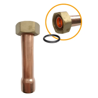 UNION COLA CALEFONT RECTA 1/2 HI-SO CONECTOR CAÑERIA 7 CMS1