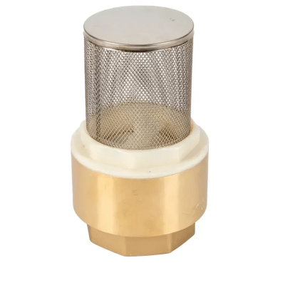 VÁLVULA DE FONDO BOMBA CON FILTRO ACERO INOXIDABLE TAUMM1