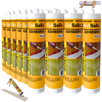 SILICONA SELLADOR ACRILICO PINTABLE BLANCO FULLTEC1