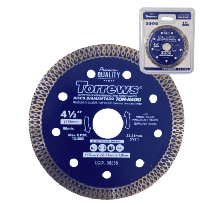 DISCO CORTE DIAMANTADO CONTINUO PARA PORCELANATO F3C
