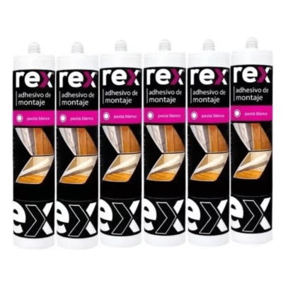 ADHESIVO DE MONTAJE EN TUBO PACK 6 UNIDADES