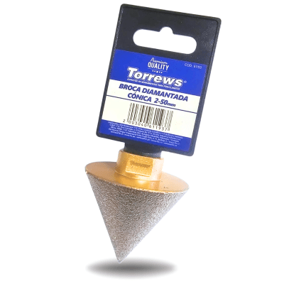BROCA DIAMANTADA CONICA TORREWS