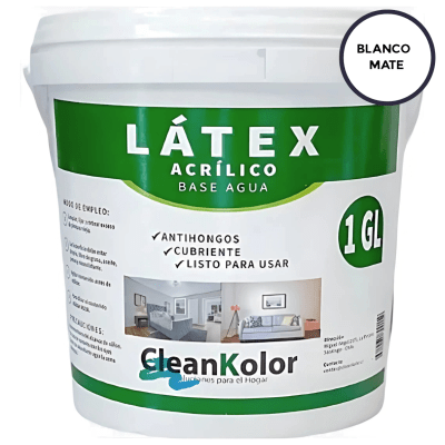 LATEX ACRILICO BLANCO CLEAN COLOR