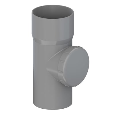 TEE REGISTRO SANITARIO GRIS