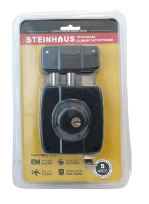CERRADURA SOBREPONER REJA 202 STEINHAUS