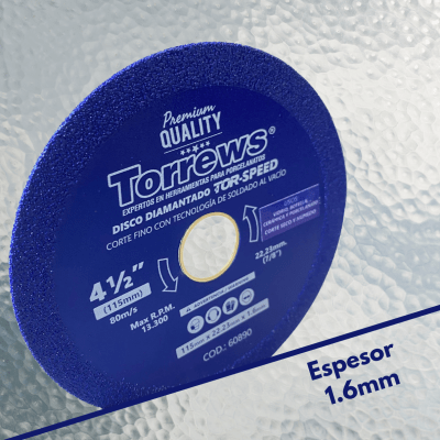 DISCO DE CORTE PARA VIDRIO 4 1/2 FERRETECH1