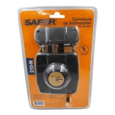 CERRADURA SOBREPONER SAFER