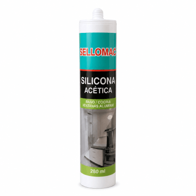 SILICONA ACETICA 280ML SELLOMAC - TRANSPARETE