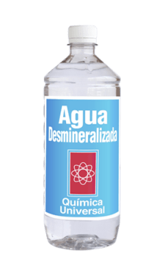 AGUA DESMINERALIZADA QUIMICA UNIVERSAL