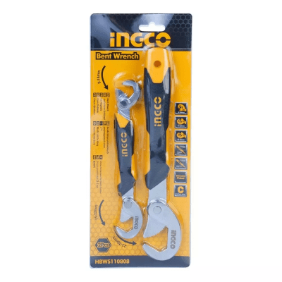 Set De 2 Llaves Multiuso Ajustable Ingco