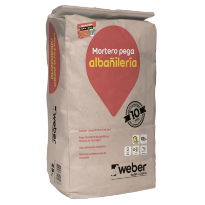 MORTERO PEGA ALBAÑILERIA WEBER
