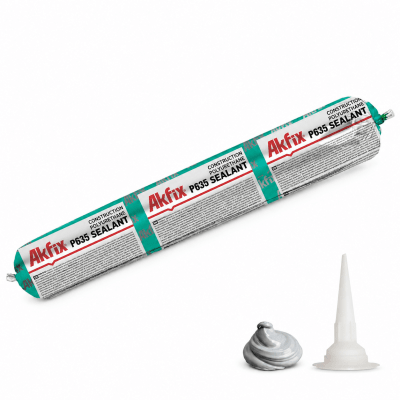 SELLADOR DE POLIURETANO Y TAPAGOTERA PATE GRIS 600G AKFIX
