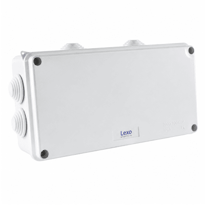 CAJA ESTANCA CON SALIDA IP65 LEXO
