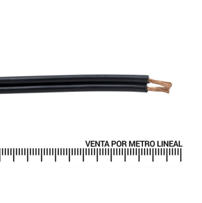 CABLE PARALELO 2X12 (3MM) AWG NEGRO