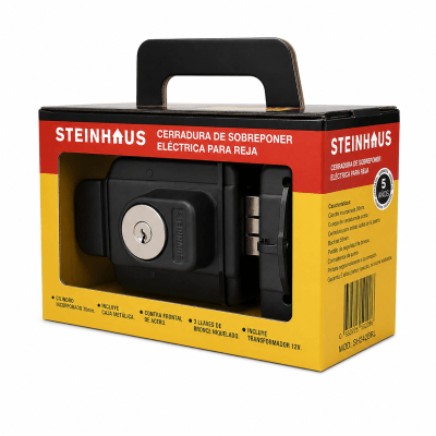 CERRADURA ELECTRICA SOBREPONER PARA REJA STAINHAUSE