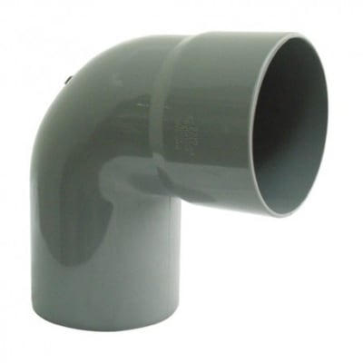 CODO SANITARIO GRIS 90°