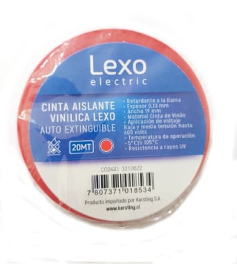 CINTA AISLANTE ROJA LEXO