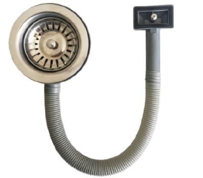 Desague para Lavaplatos Grande 3 1/2  (11,4cm) c/rebalse. Taumm
