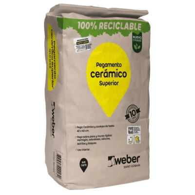 ADHESIVO CERAMICO SUPERIOR WEBER