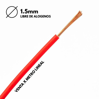 CABLE LIBRE DE ALOGENOS EVA1.5MM X 1MT