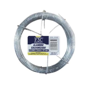ROLLO ALAMBRE GALV. 20MT F3C3