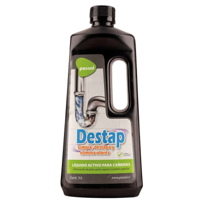 DESTAPADOR LÍQUIDO PARA CAÑERIAS. BAÑO, COCINA.