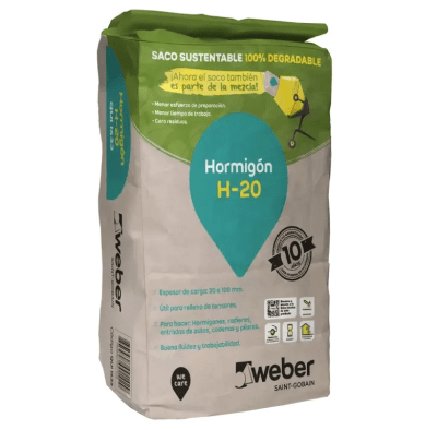 HORMIGON H20 WEBER