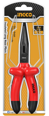 Alicate Punta Aislado 200mm. / 8puLG. Ingco Hilnp01200