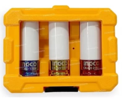 Kit Dados Llantas 3pcs. 1/2 PuLG. Ingco Hnmlns031